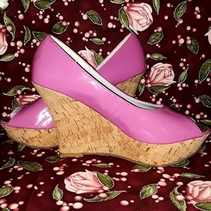 Wild Diva Pink Wedges